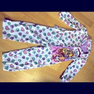 Set of 4T paw patrol pajamas
